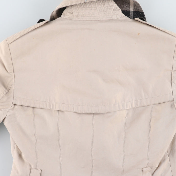 Burberry's LONDON trench coat, women's size M cotton Beige type Vintage Second Hand
