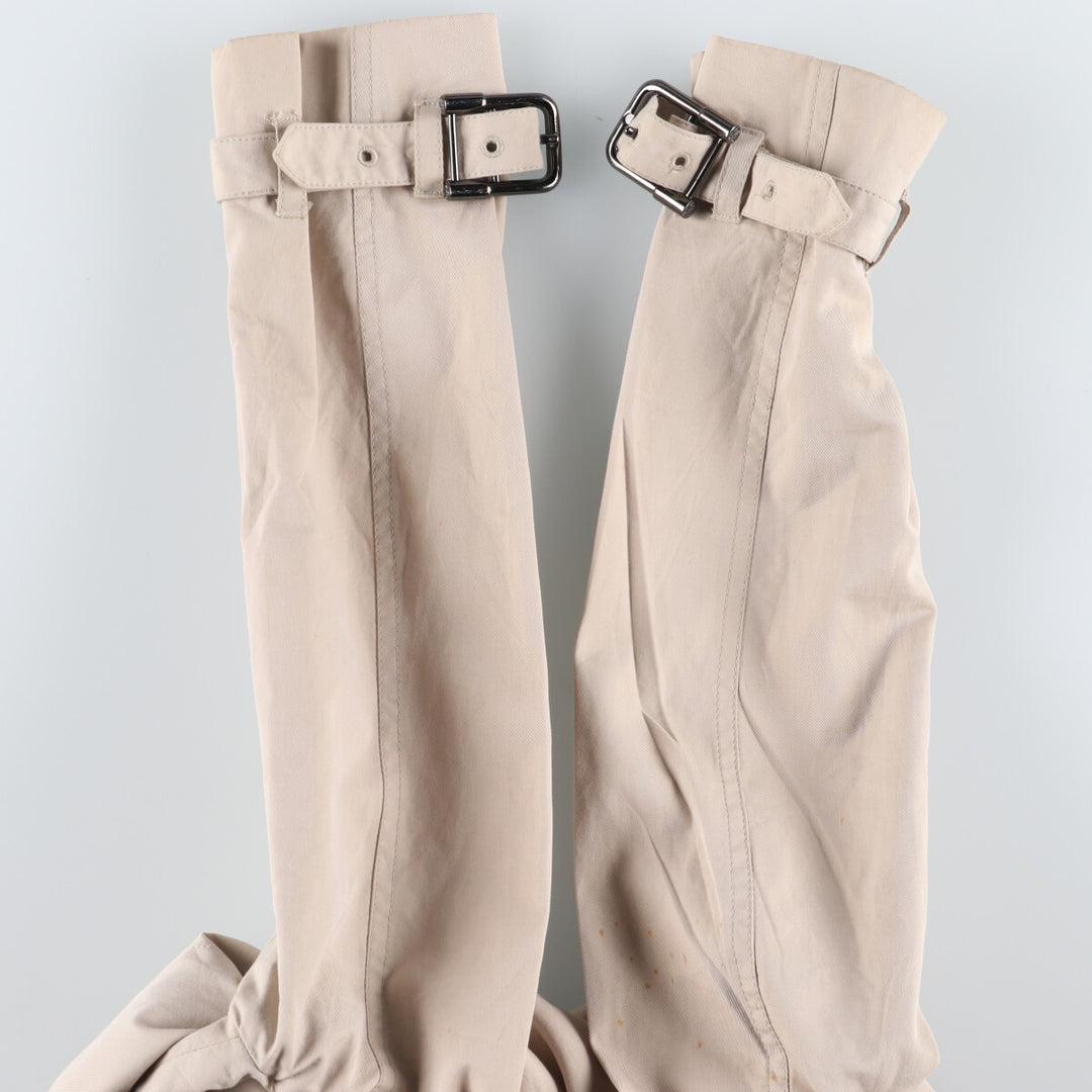 Burberry's LONDON trench coat, women's size M cotton Beige type Vintage Second Hand