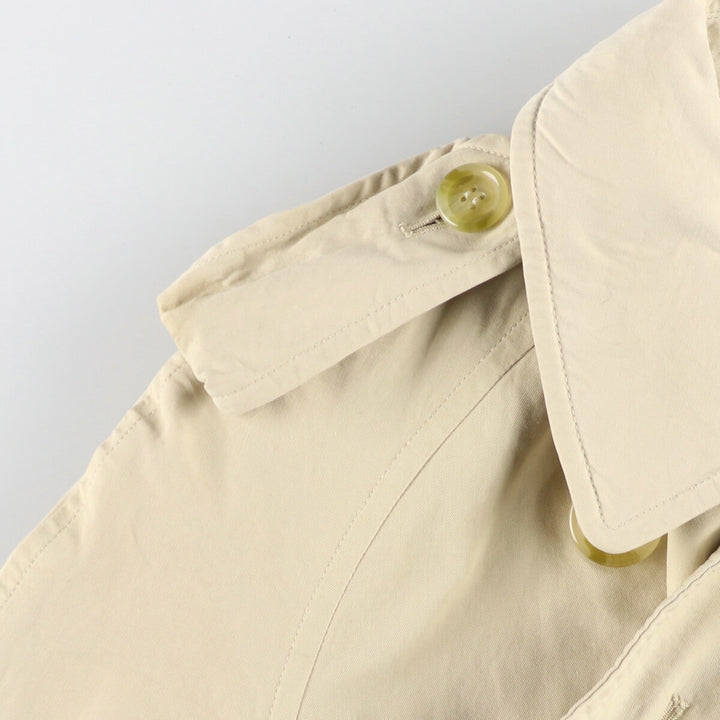 80'S Burberry's 100% cotton trench coat, made in England, women's, size M, vintage cotton Beige type Vintage Second Hand