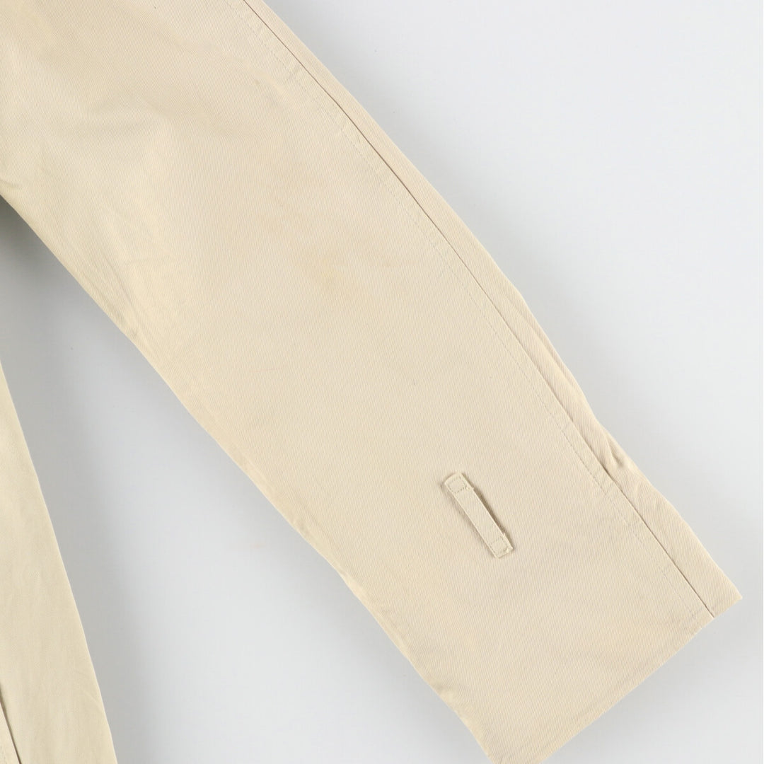 80'S Burberry's 100% cotton trench coat, made in England, women's, size M, vintage cotton Beige type Vintage Second Hand