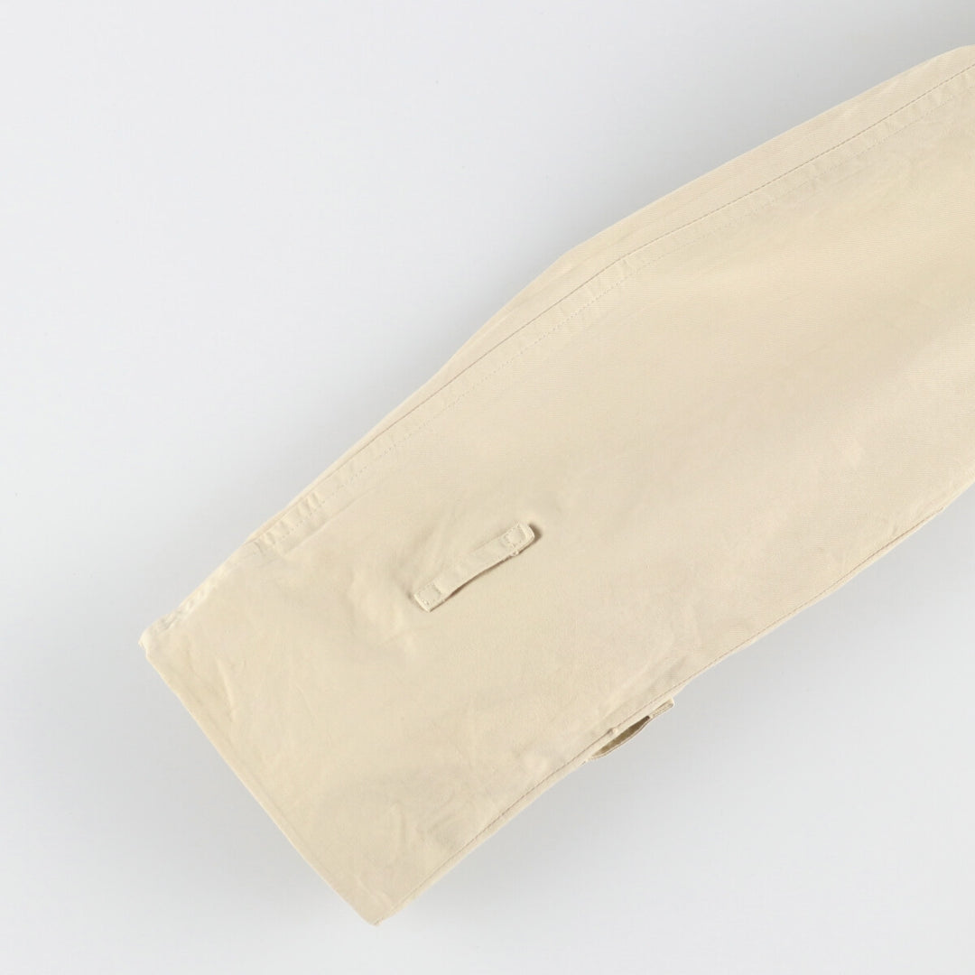 80'S Burberry's 100% cotton trench coat, made in England, women's, size M, vintage cotton Beige type Vintage Second Hand