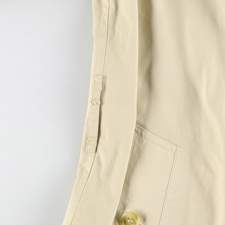 80'S Burberry's 100% cotton trench coat, made in England, women's, size M, vintage cotton Beige type Vintage Second Hand
