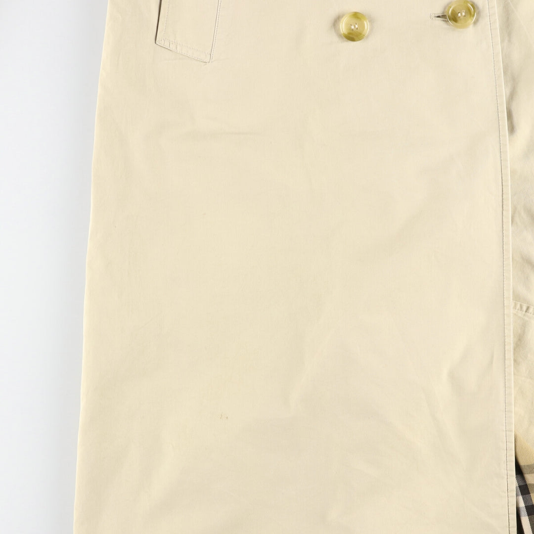 80'S Burberry's 100% cotton trench coat, made in England, women's, size M, vintage cotton Beige type Vintage Second Hand