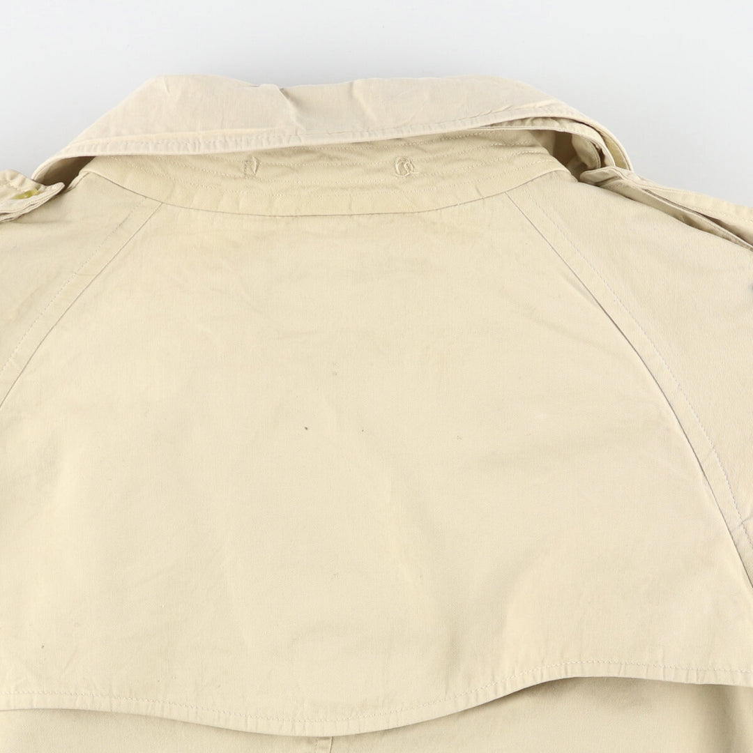 80'S Burberry's 100% cotton trench coat, made in England, women's, size M, vintage cotton Beige type Vintage Second Hand