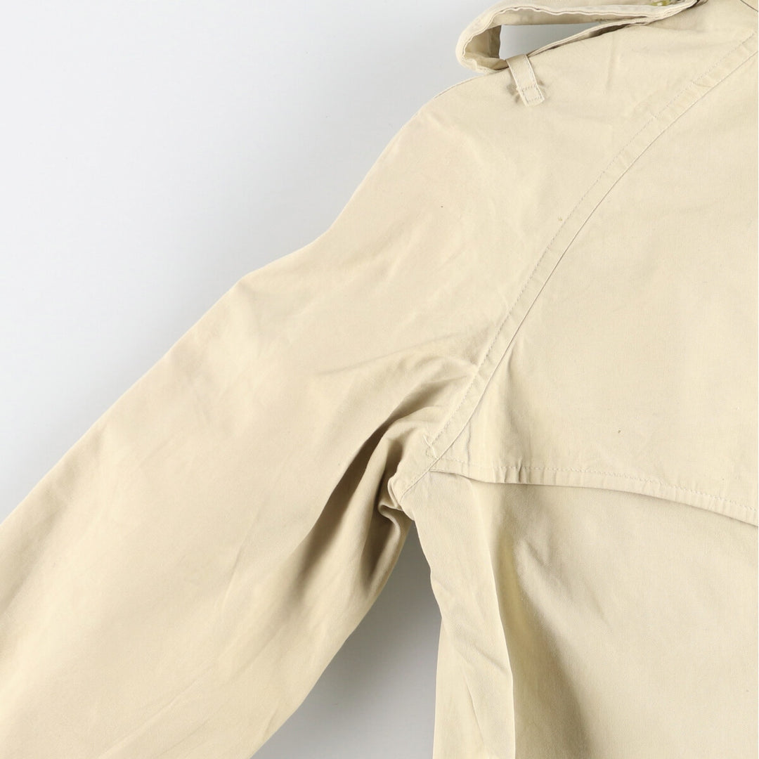 80'S Burberry's 100% cotton trench coat, made in England, women's, size M, vintage cotton Beige type Vintage Second Hand