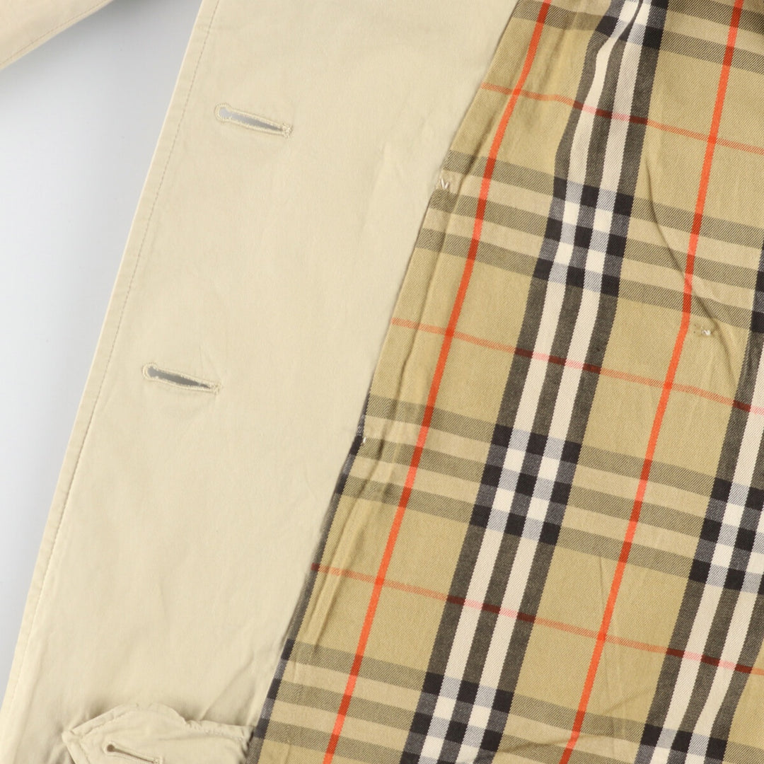 80'S Burberry's 100% cotton trench coat, made in England, women's, size M, vintage cotton Beige type Vintage Second Hand