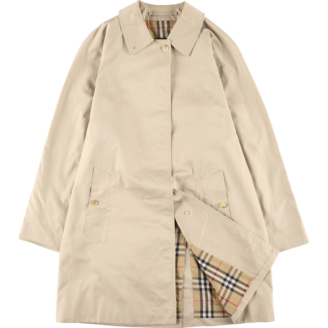 80'S Burberry Balmacaan Coat, Made in England, Women's L, Vintage /eaa420013