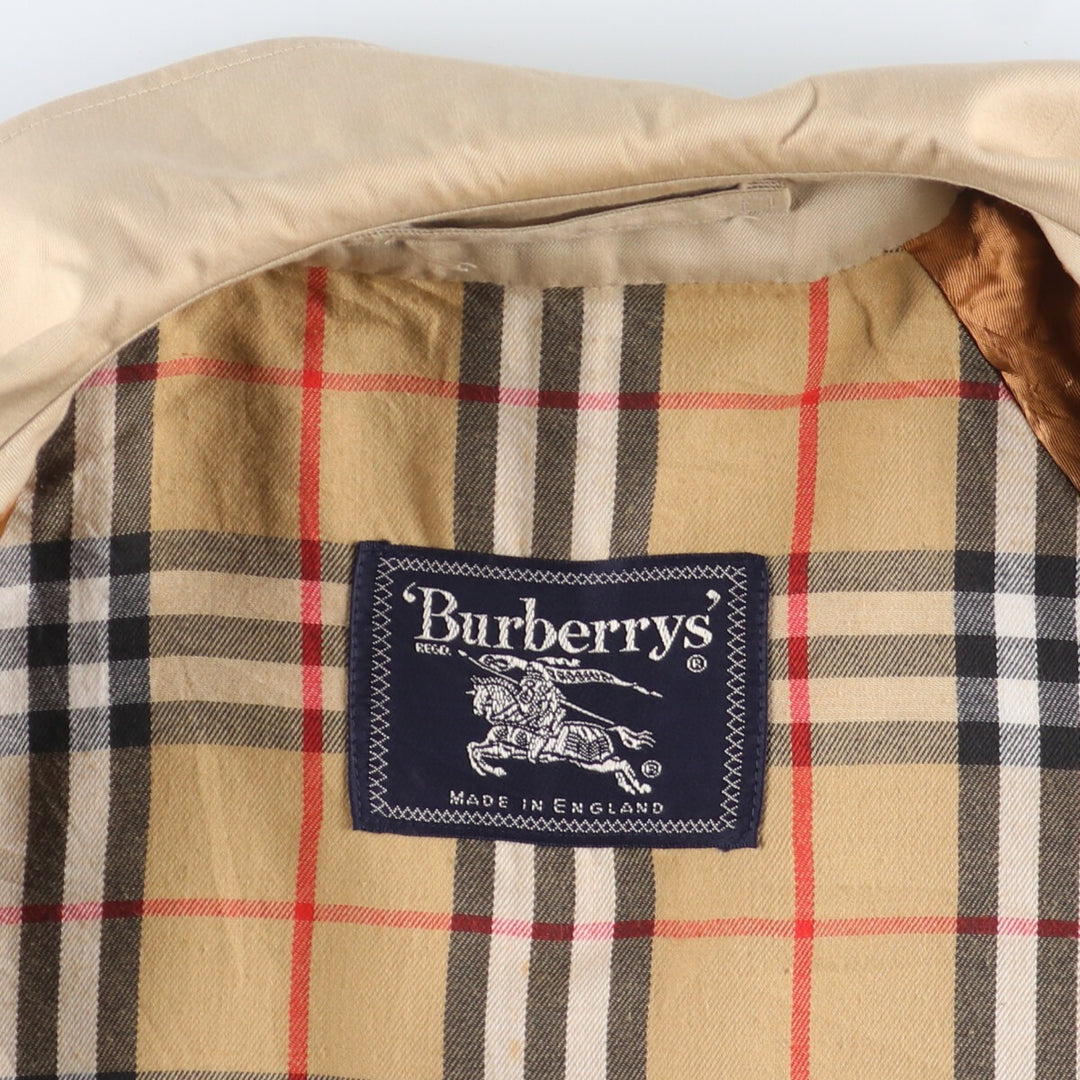 80'S Burberry Balmacaan Coat, Made in England, Women's L, Vintage /eaa420013