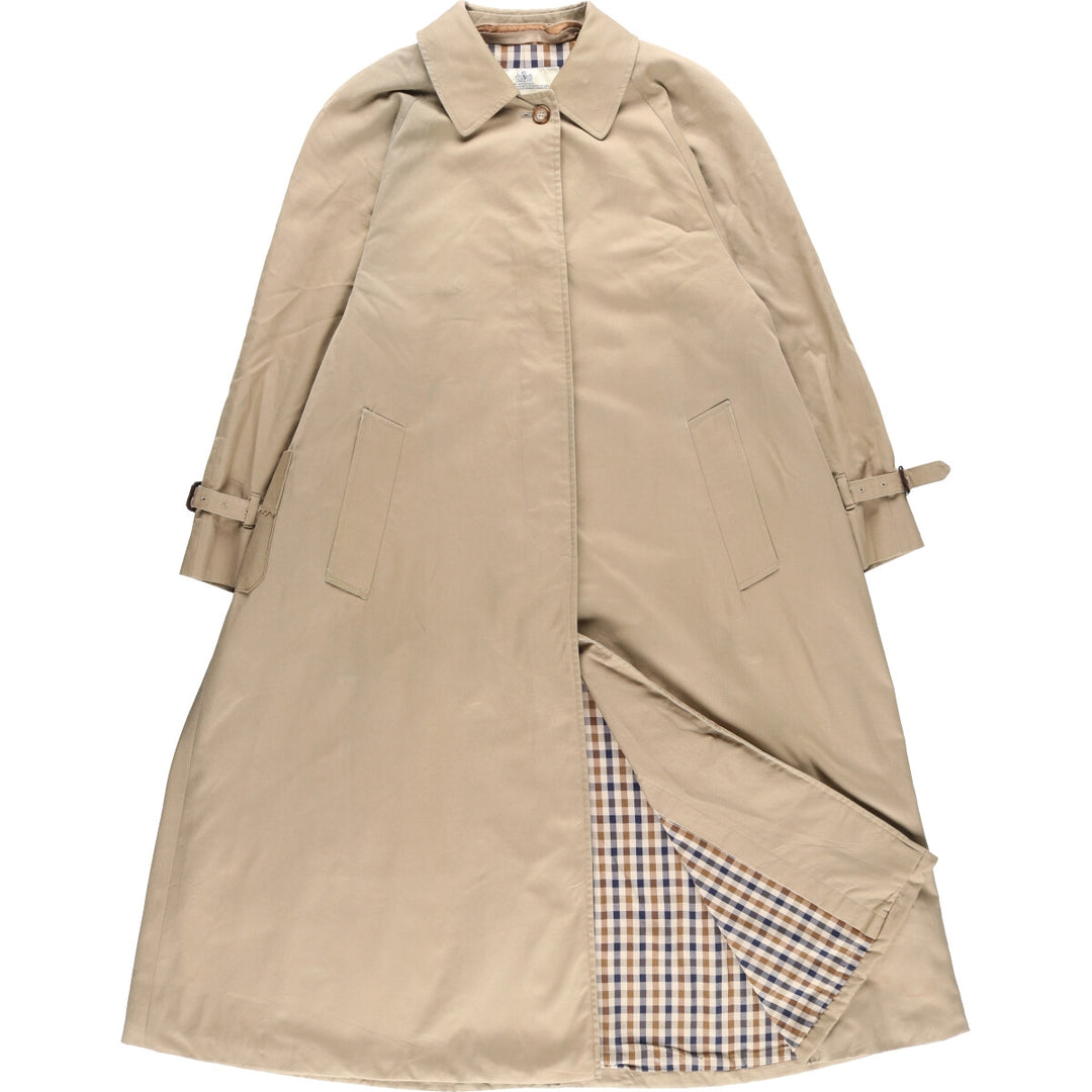 Aquascutum Balmacaan Coat, Made in England, Women's L /eaa420014