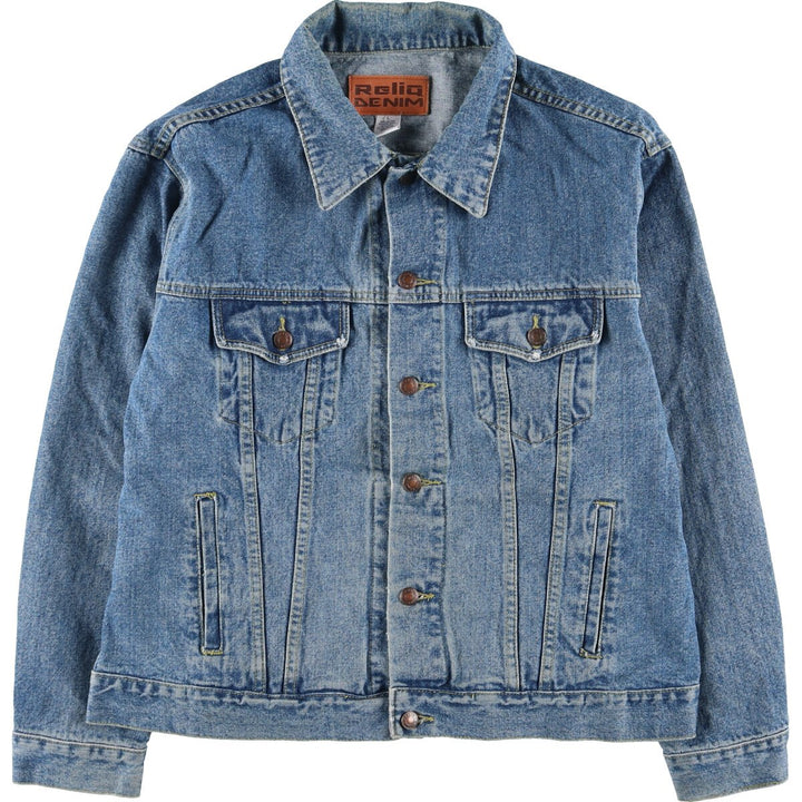 RELIQ DENIM denim jacket, denim jacket, men's L /eaa420043