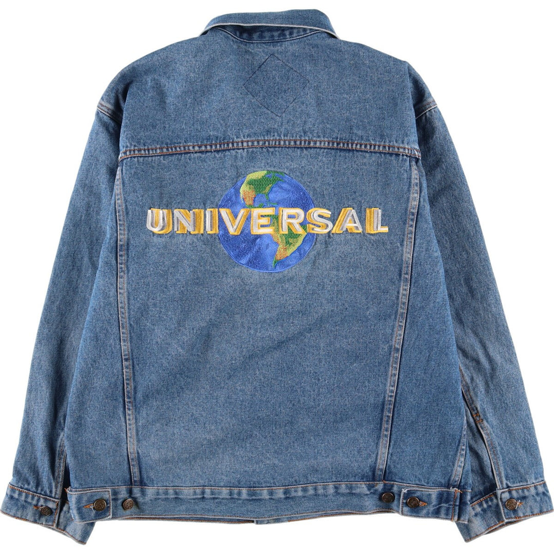 UNIVERSAL STUDIO Universal Studios Back Embroidery Denim Jacket Men's XXL /eaa420044