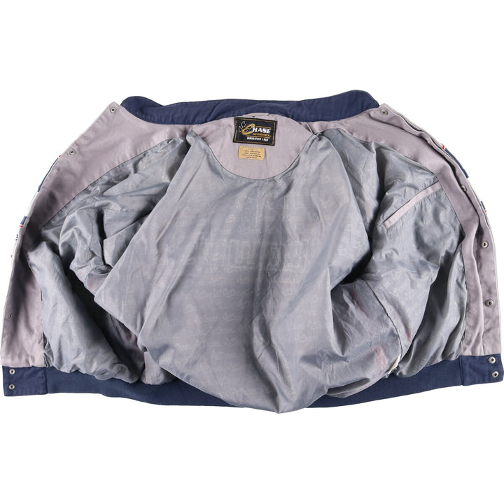 CHASE AUTHENTICS Racing Jacket, Men's Size L cotton gray type Vintage Second Hand