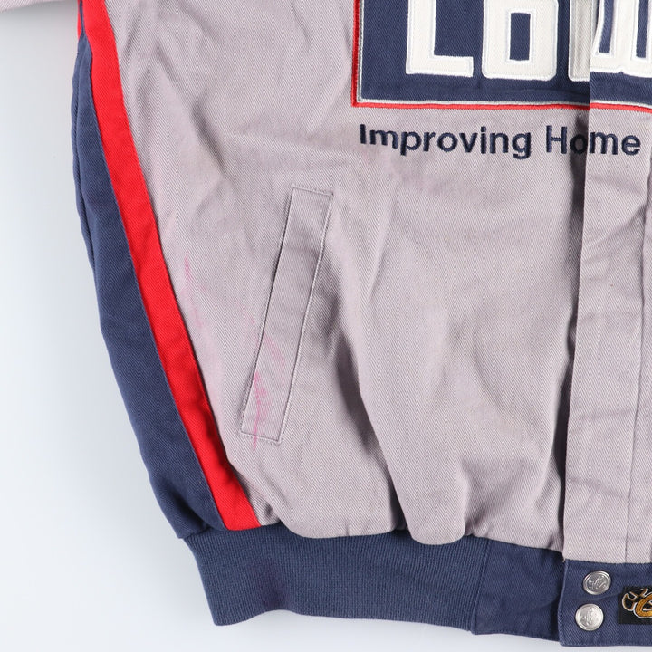 CHASE AUTHENTICS Racing Jacket, Men's Size L cotton gray type Vintage Second Hand