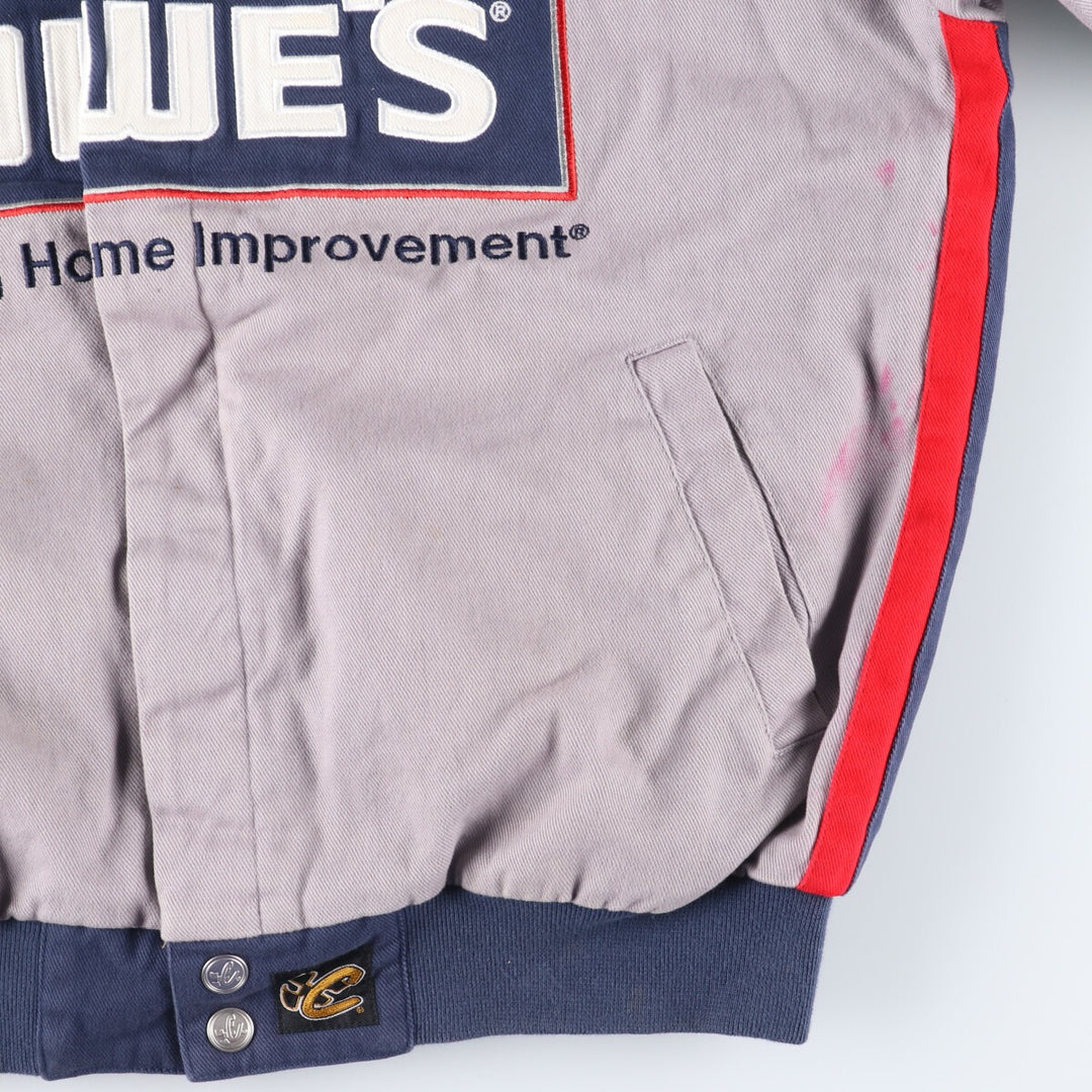 CHASE AUTHENTICS Racing Jacket, Men's Size L cotton gray type Vintage Second Hand