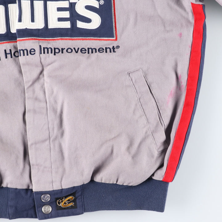 CHASE AUTHENTICS Racing Jacket, Men's Size L cotton gray type Vintage Second Hand