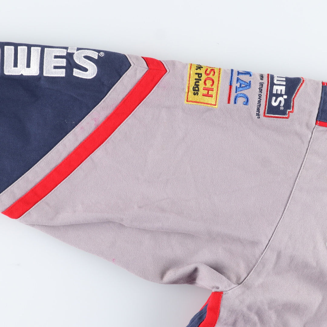 CHASE AUTHENTICS Racing Jacket, Men's Size L cotton gray type Vintage Second Hand