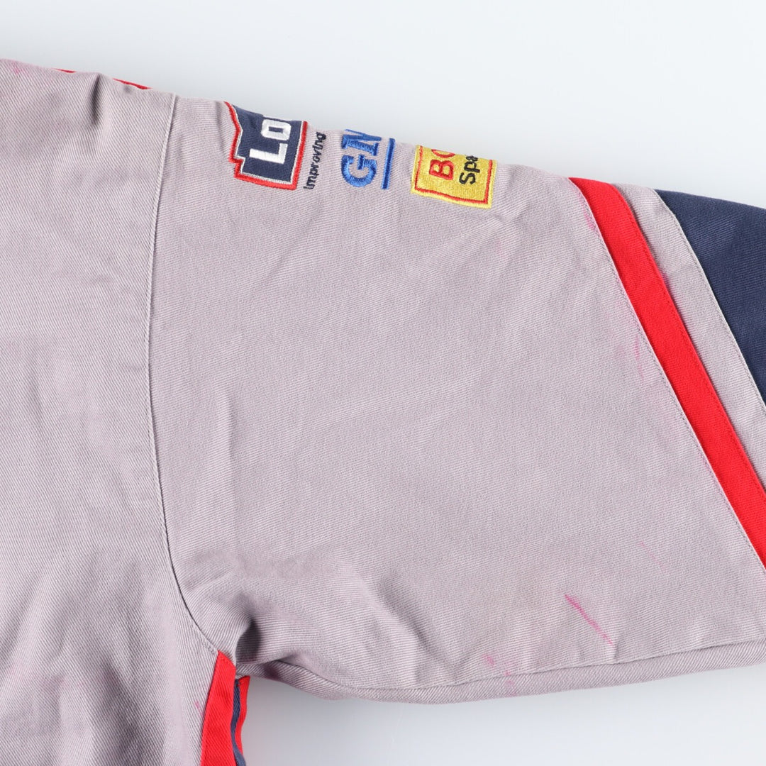 CHASE AUTHENTICS Racing Jacket, Men's Size L cotton gray type Vintage Second Hand