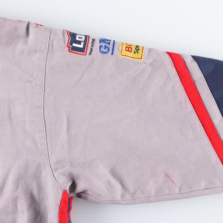 CHASE AUTHENTICS Racing Jacket, Men's Size L cotton gray type Vintage Second Hand