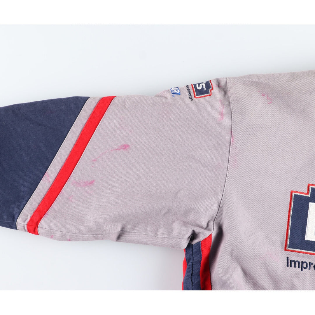 CHASE AUTHENTICS Racing Jacket, Men's Size L cotton gray type Vintage Second Hand