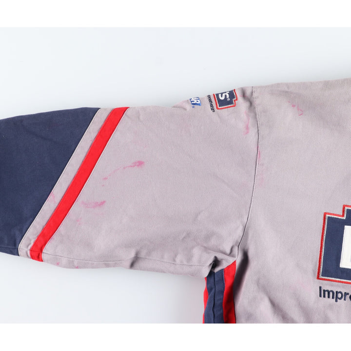 CHASE AUTHENTICS Racing Jacket, Men's Size L cotton gray type Vintage Second Hand