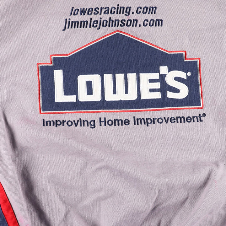 CHASE AUTHENTICS Racing Jacket, Men's Size L cotton gray type Vintage Second Hand