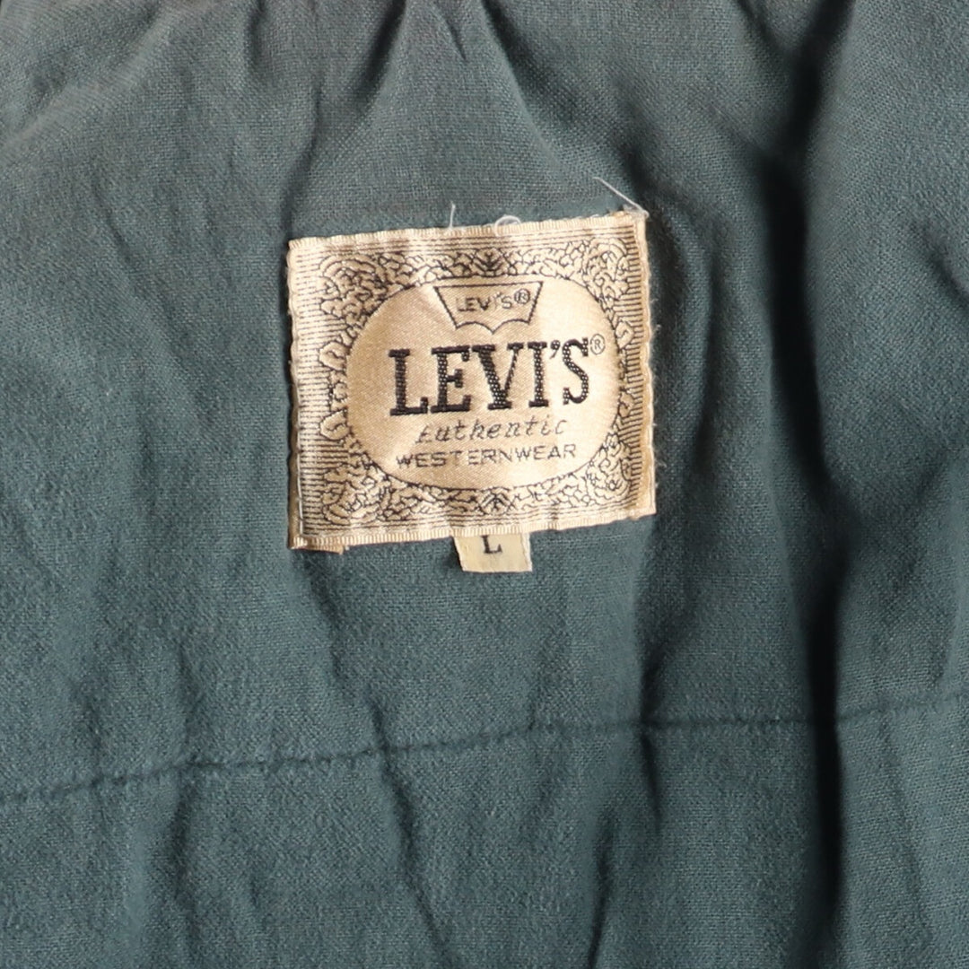 00'S Levi's AUTHENTIC WESTERNWEAR denim jacket, men's size L / eaa420051