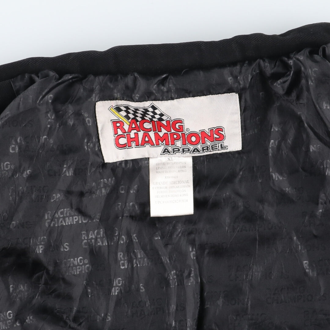 RACING CHAMPIONS DODGE Dodge Racing Jacket, Men's XL cotton black type Vintage Second Hand