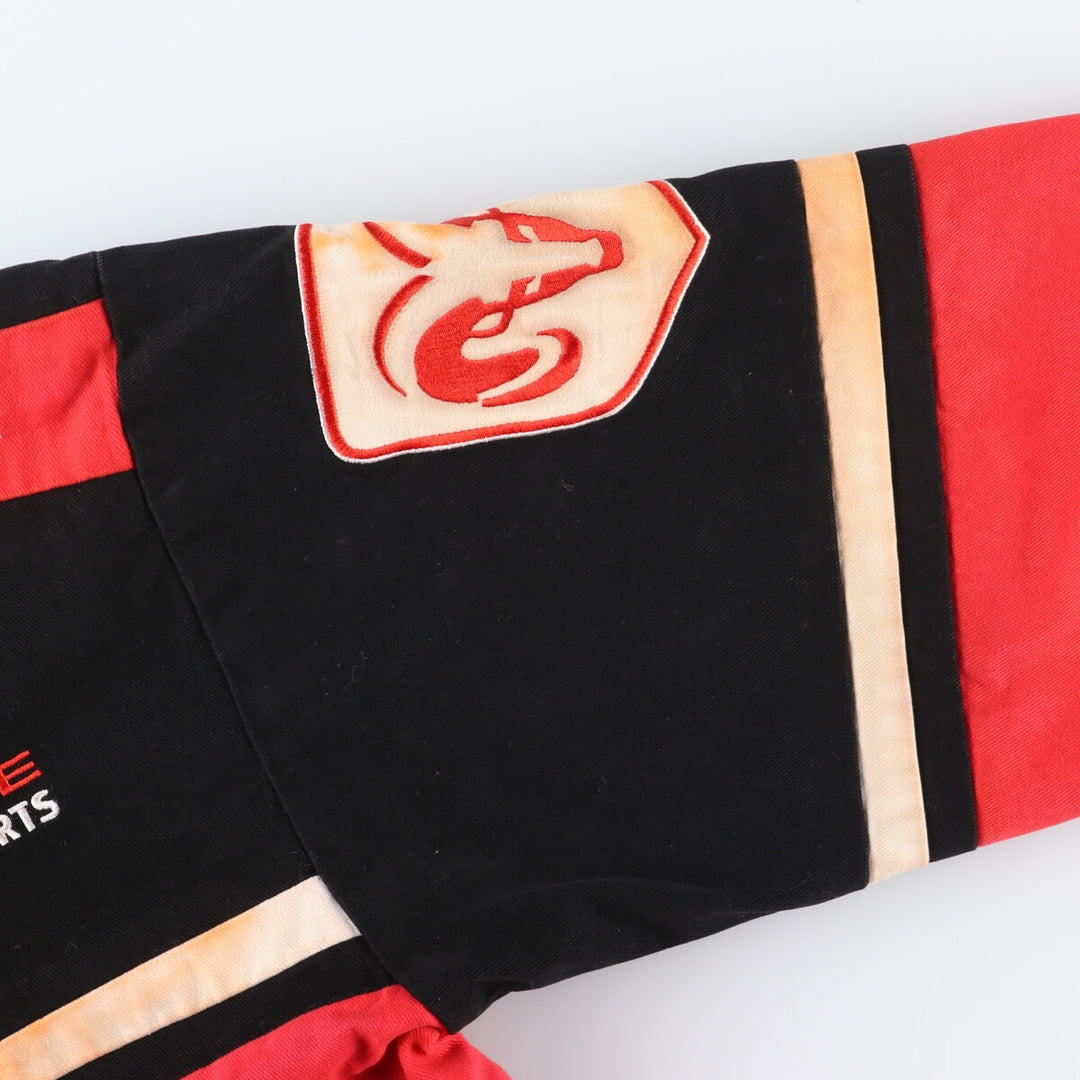 RACING CHAMPIONS DODGE Dodge Racing Jacket, Men's XL cotton black type Vintage Second Hand