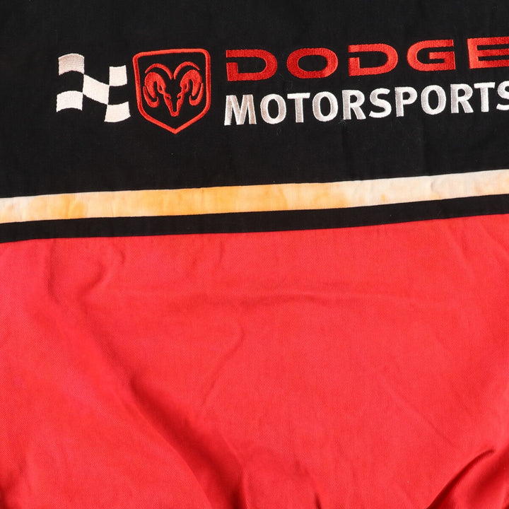 RACING CHAMPIONS DODGE Dodge Racing Jacket, Men's XL cotton black type Vintage Second Hand