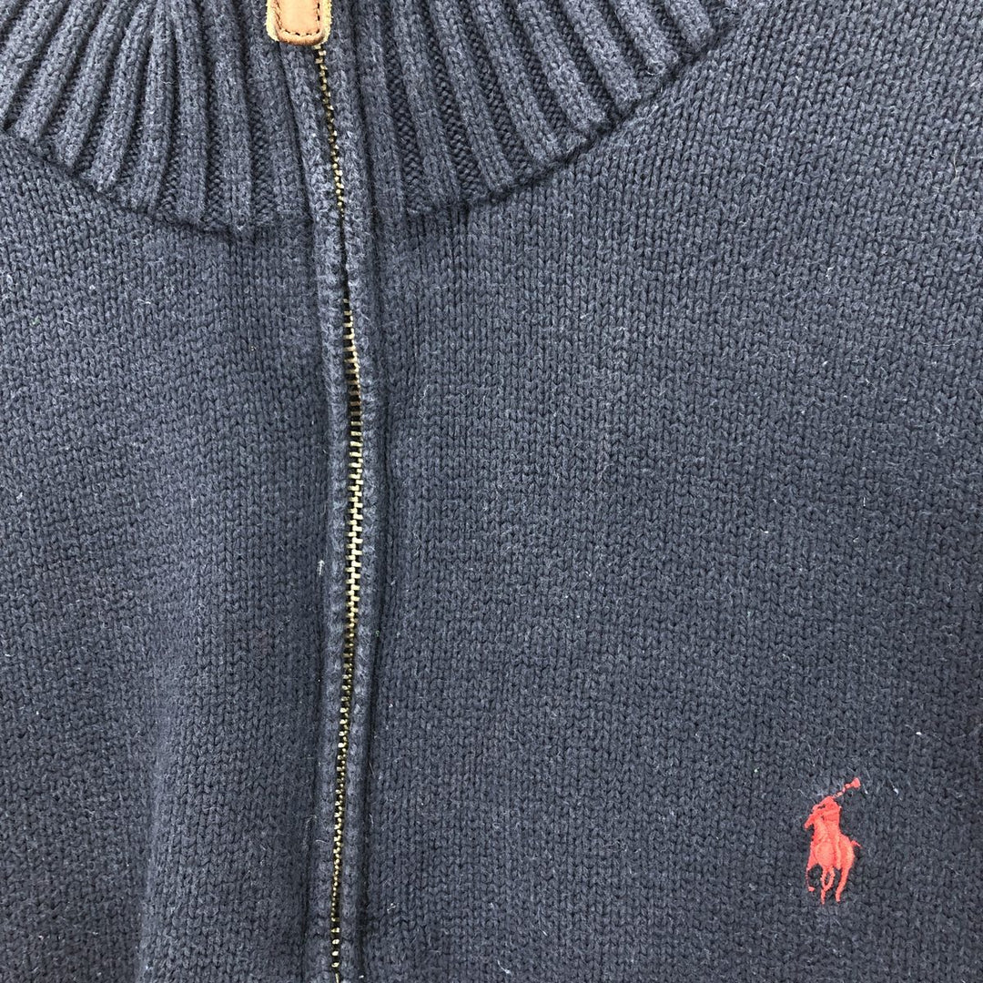 Ralph Lauren POLO RALPH LAUREN Cotton knit half zip sweater Women's L /eaa420157