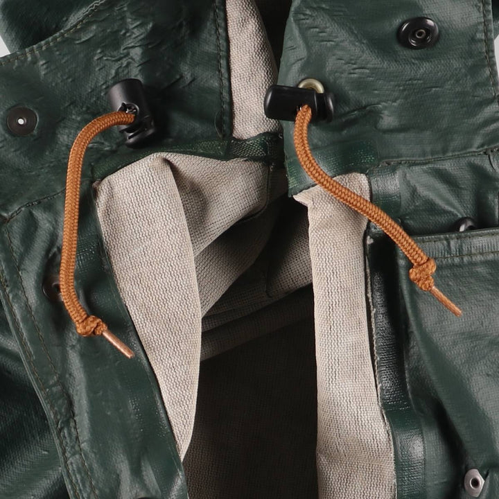 Carhartt Waterproof Parka, Men's Size L polyethylene green type Vintage Second Hand