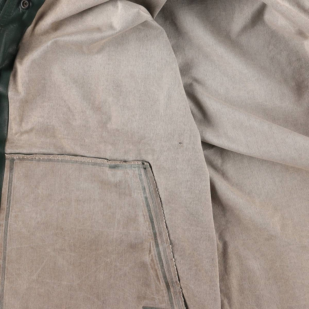 Carhartt Waterproof Parka, Men's Size L polyethylene green type Vintage Second Hand