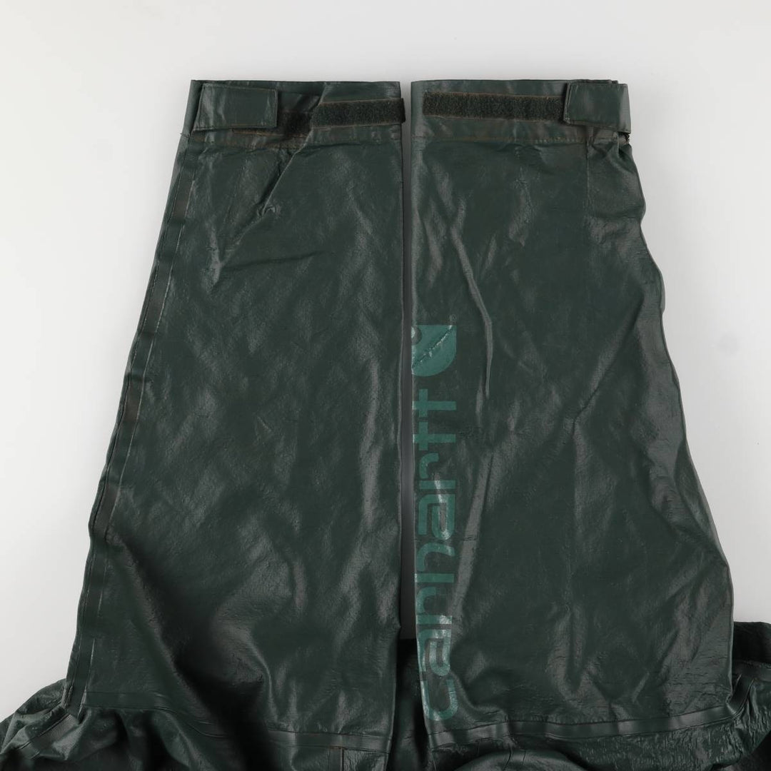 Carhartt Waterproof Parka, Men's Size L polyethylene green type Vintage Second Hand