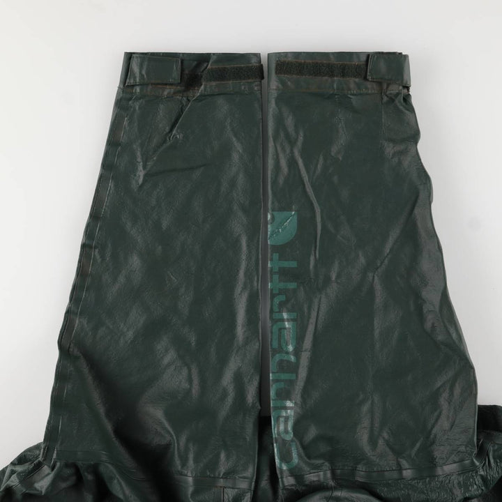 Carhartt Waterproof Parka, Men's Size L polyethylene green type Vintage Second Hand