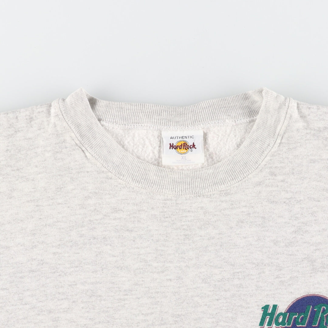 90'S Hard Rock Cafe Back Print Advertising Sweatshirt Trainer Men's XL Vintage /eaa420283