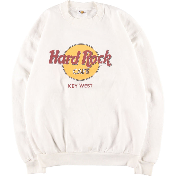 90'S Hard Rock Cafe HARD ROCK CAFE KEY WEST Advertising Sweatshirt Trainer Men's L Vintage /eaa420287