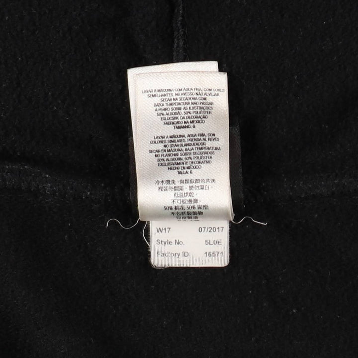 Harley-Davidson Sweat Full Zip Hoodie Men's L size cotton black type Vintage Second Hand