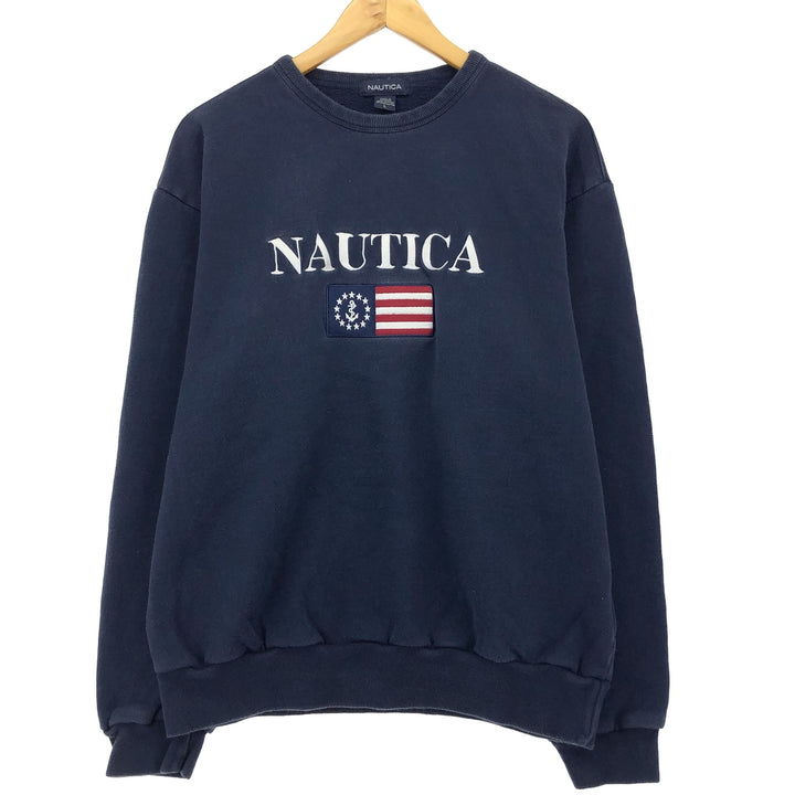 00'S NAUTICA Sweatshirt Trainer Men's L /eaa420336