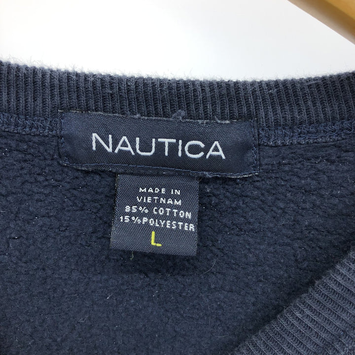 00'S NAUTICA Sweatshirt Trainer Men's L /eaa420336