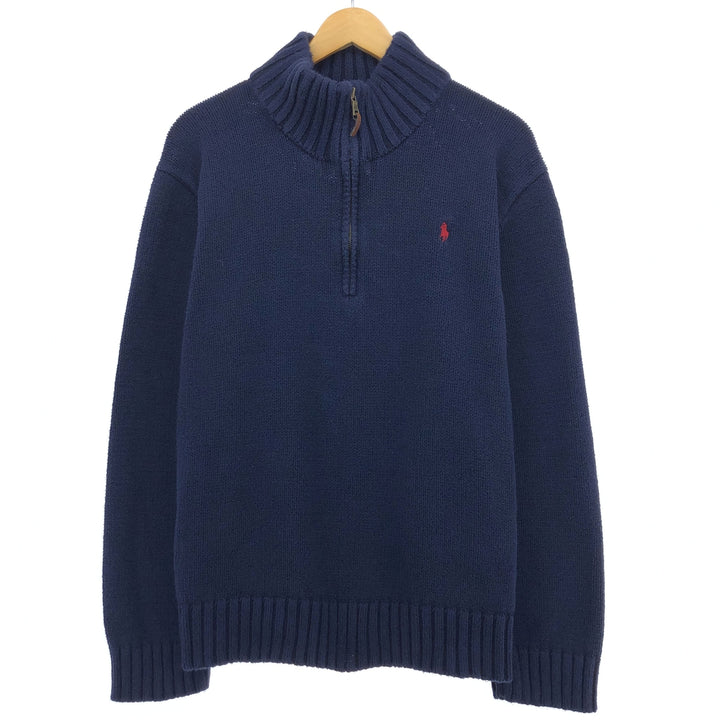 Ralph Lauren POLO by Ralph Lauren Cotton Knit Half Zip Sweater Men's XXL /eaa420409