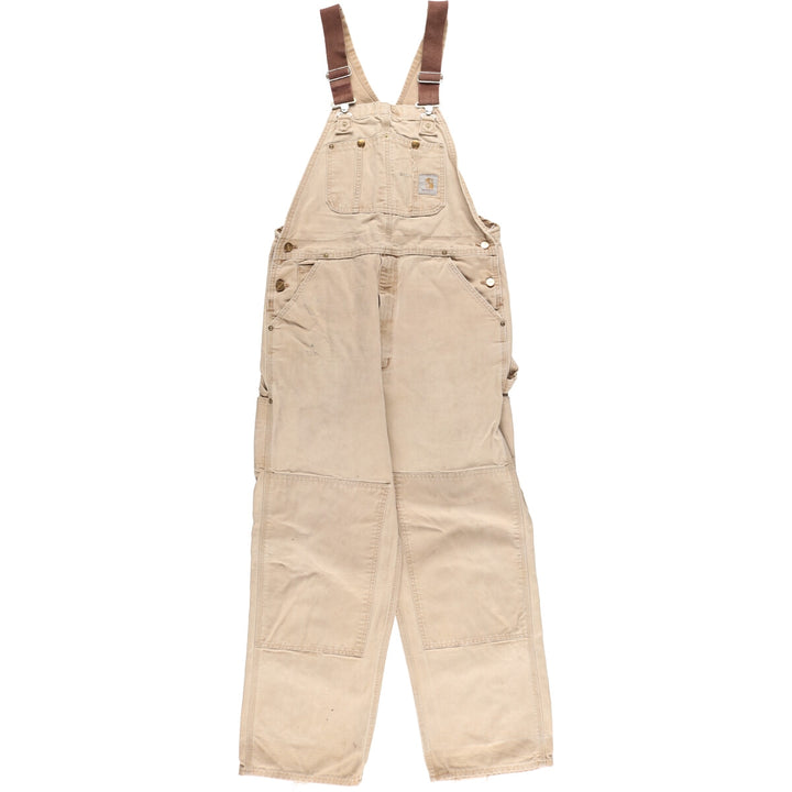 90s~ Carhartt Double Knee Duck Overalls Made in USA Men's W38 Vintage /eaa420499