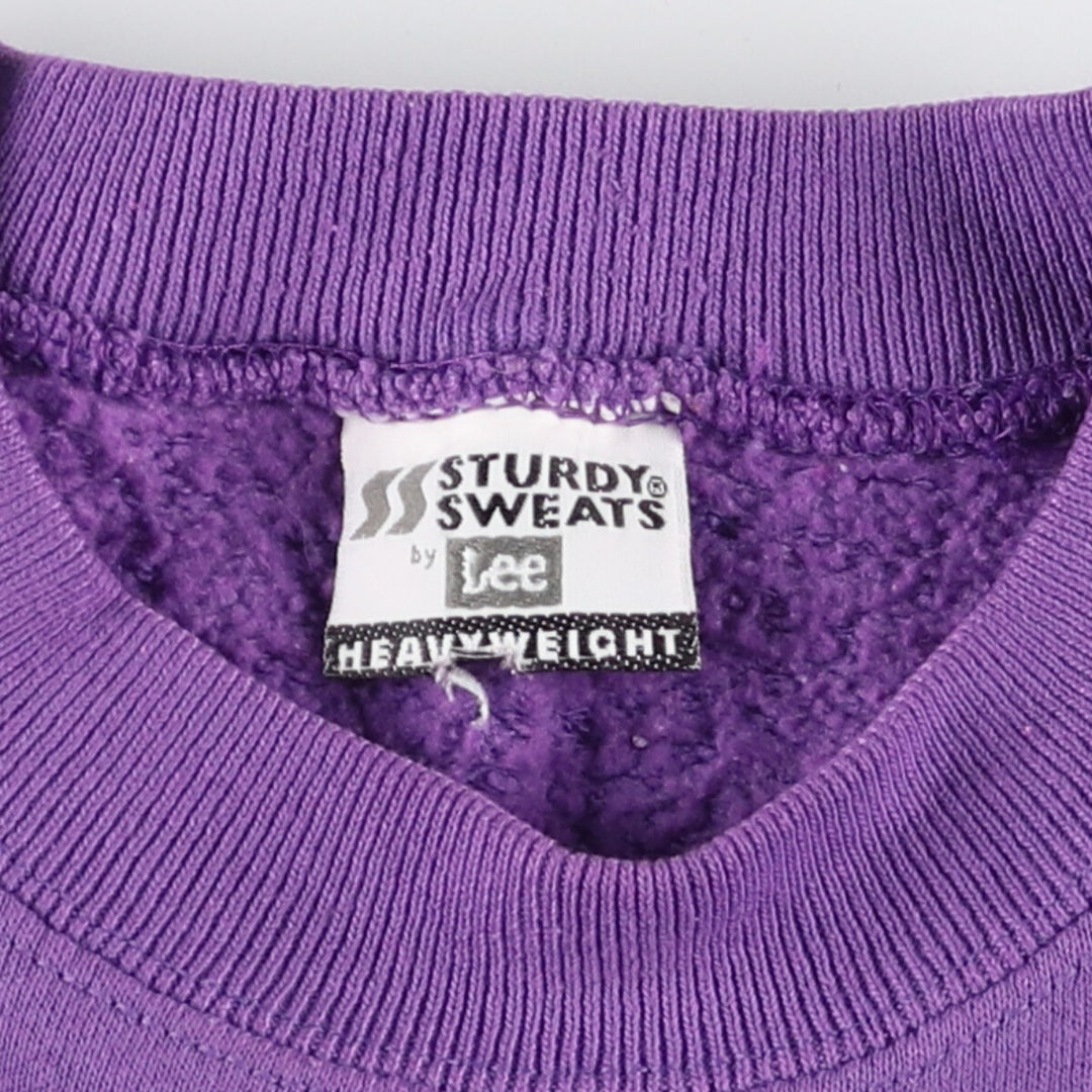 90'S Lee STSTURDY SWEATS plain blank sweatshirt trainer men's L vintage /eaa420592