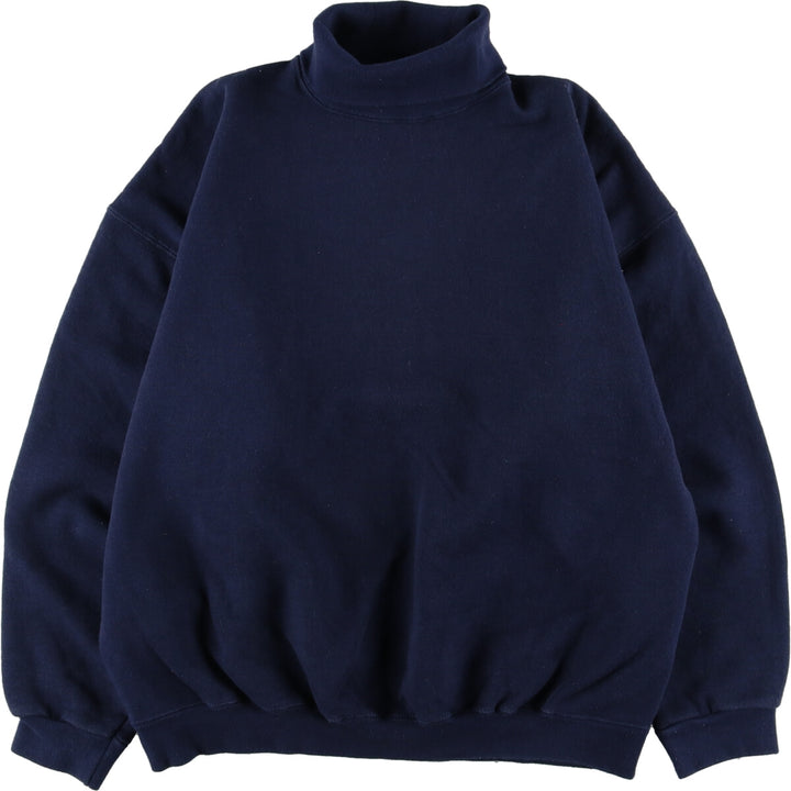 90'S TULTEX Turtleneck Plain Blank Sweatshirt Trainer Made in USA Men's XL Vintage /eaa420599