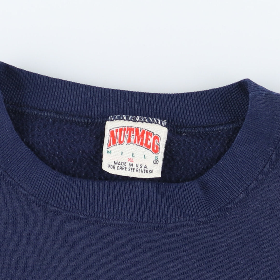 90'S NUTMEG MICHIGAN University of Michigan college sweatshirt, made in USA, men's XL, vintage /eaa420647