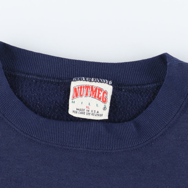 90'S NUTMEG MICHIGAN University of Michigan college sweatshirt, made in USA, men's XL, vintage /eaa420647