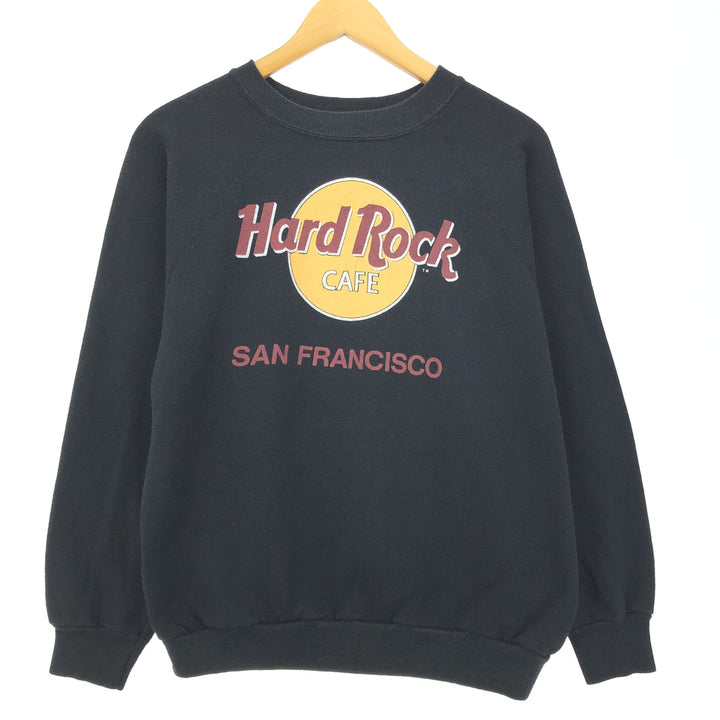 90'S Hard Rock Cafe SAN FRANCISCO Advertising Sweatshirt Trainer Made in USA Men's M Vintage /eaa420675 [Used] [240225]