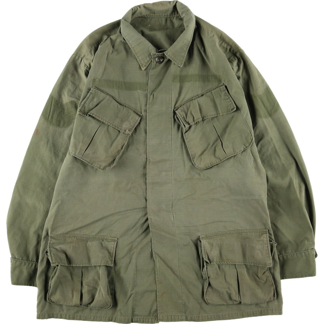 60s-70'S US Army Jungle Fatigue 5th Military Field Jacket Men's L Vintage /eaa420718