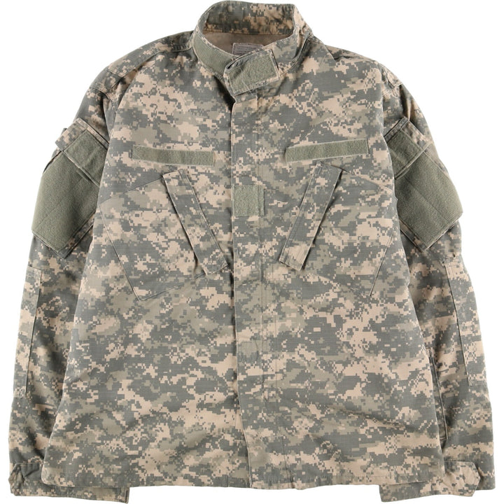 Genuine US military camouflage Pattern ACU digital camo military jacket made in USA LARGE/REGULAR men's L /eaa420725