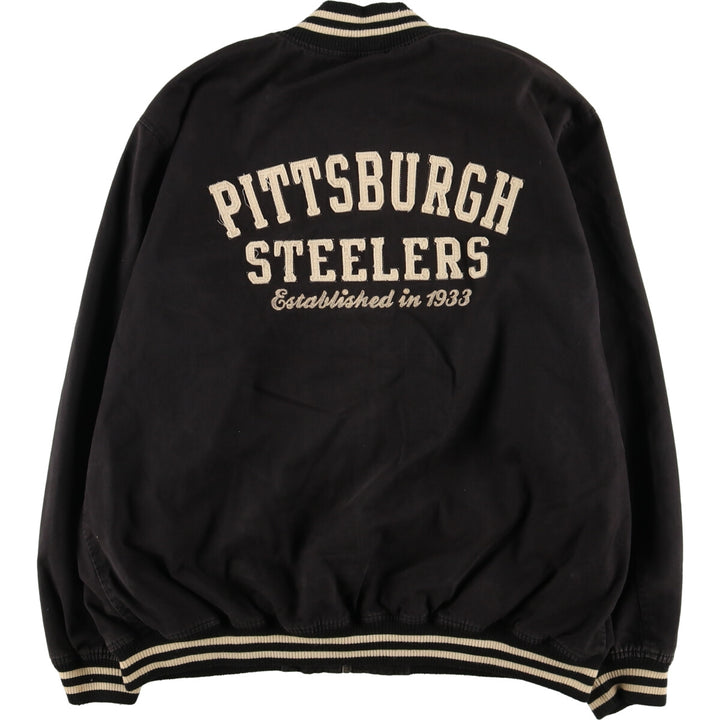 NFL PITTSBURGH STEELERS Pittsburgh Steelers Varsity Jacket Men's XXL Long Sleeve / eaa420736