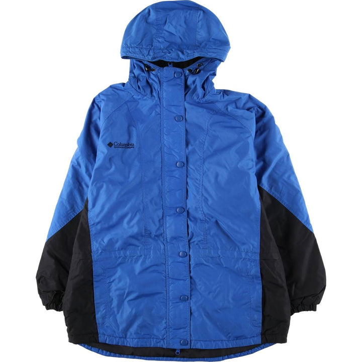 90s-00'S Vintage Columbia Mountain Parka Shell Jacket, Women's Size L unclear blue type Vintage Second Hand